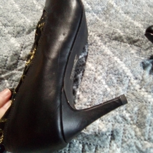 Ashros women's black gladiator heels. NWOT Size 9M - Picture 6 of 7